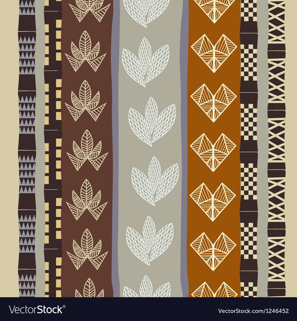 Textile Pattern with Geometric Elements