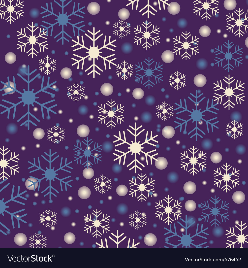 Winter Snowflake Background