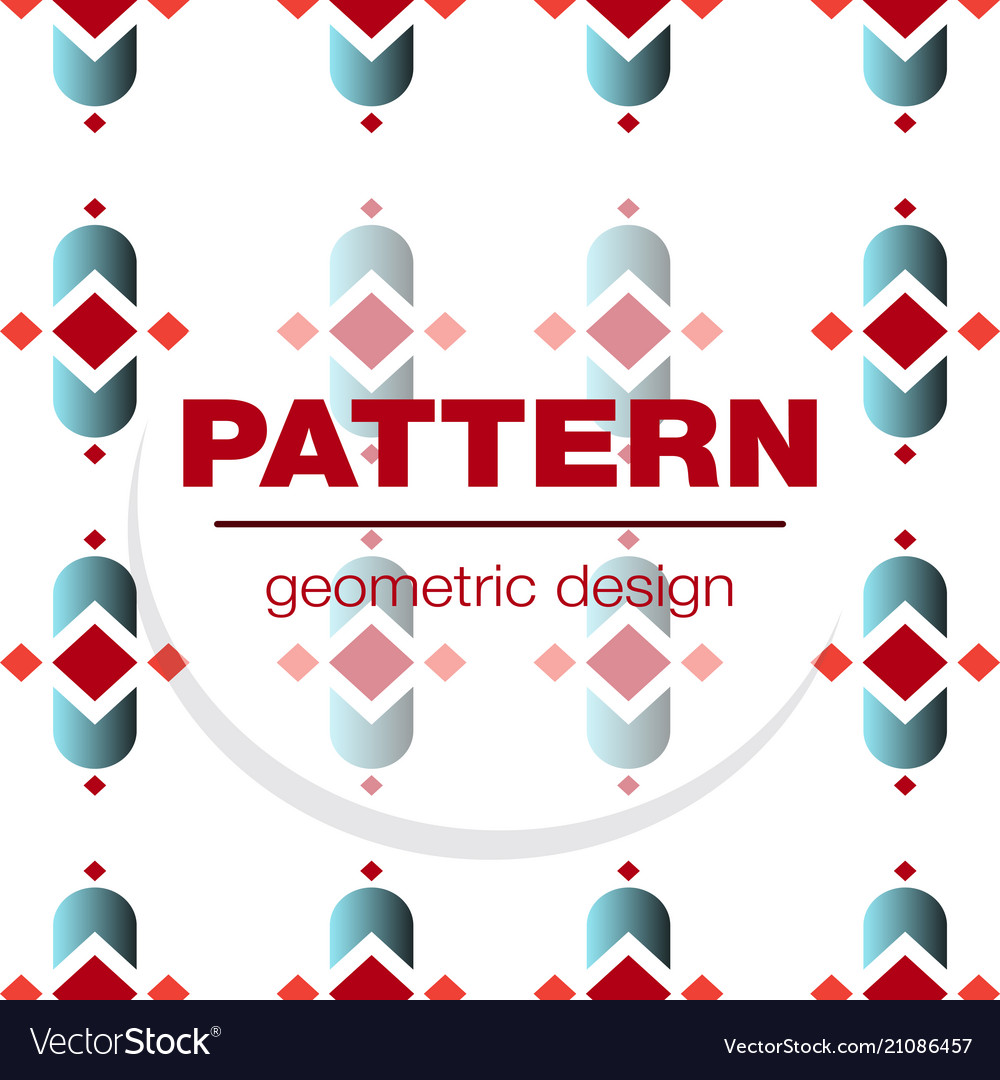 Abstract geometric pattern and background Vector Image Abstract geometric pattern and background