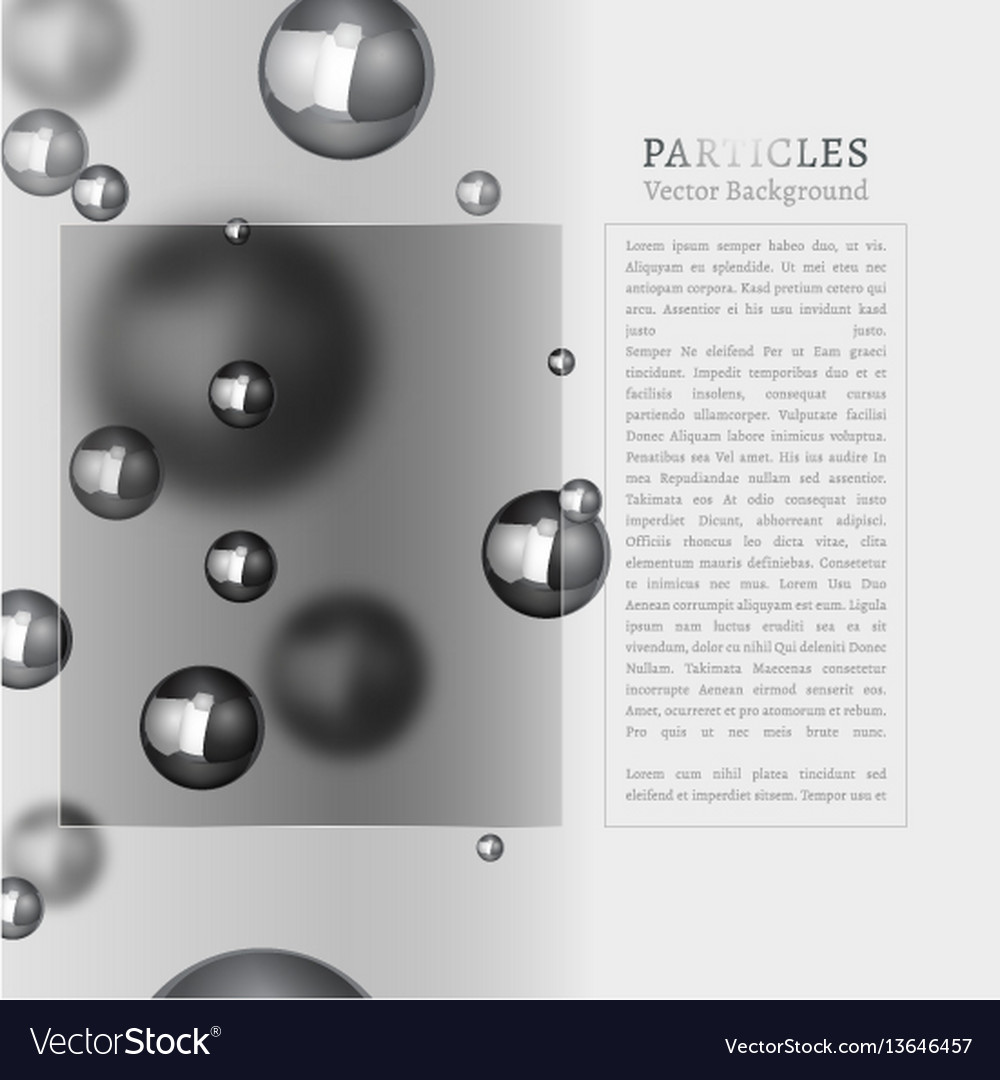 Abstract particles background