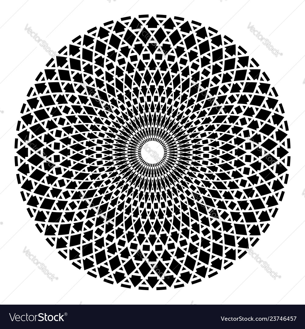Circle design element vector image Circle design element