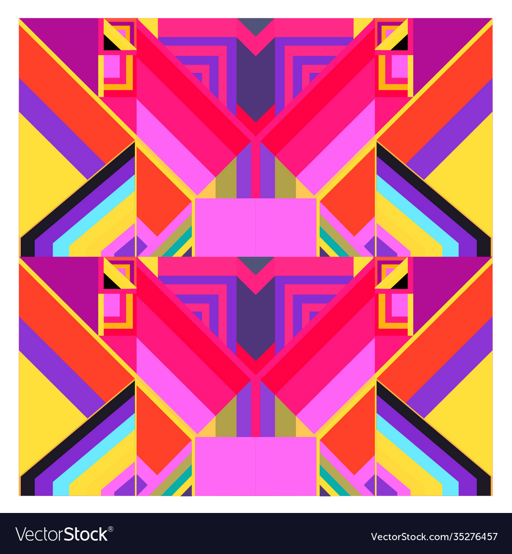 Colorful geometric and curve background pattern Vector Image Colorful geometric and curve background pattern