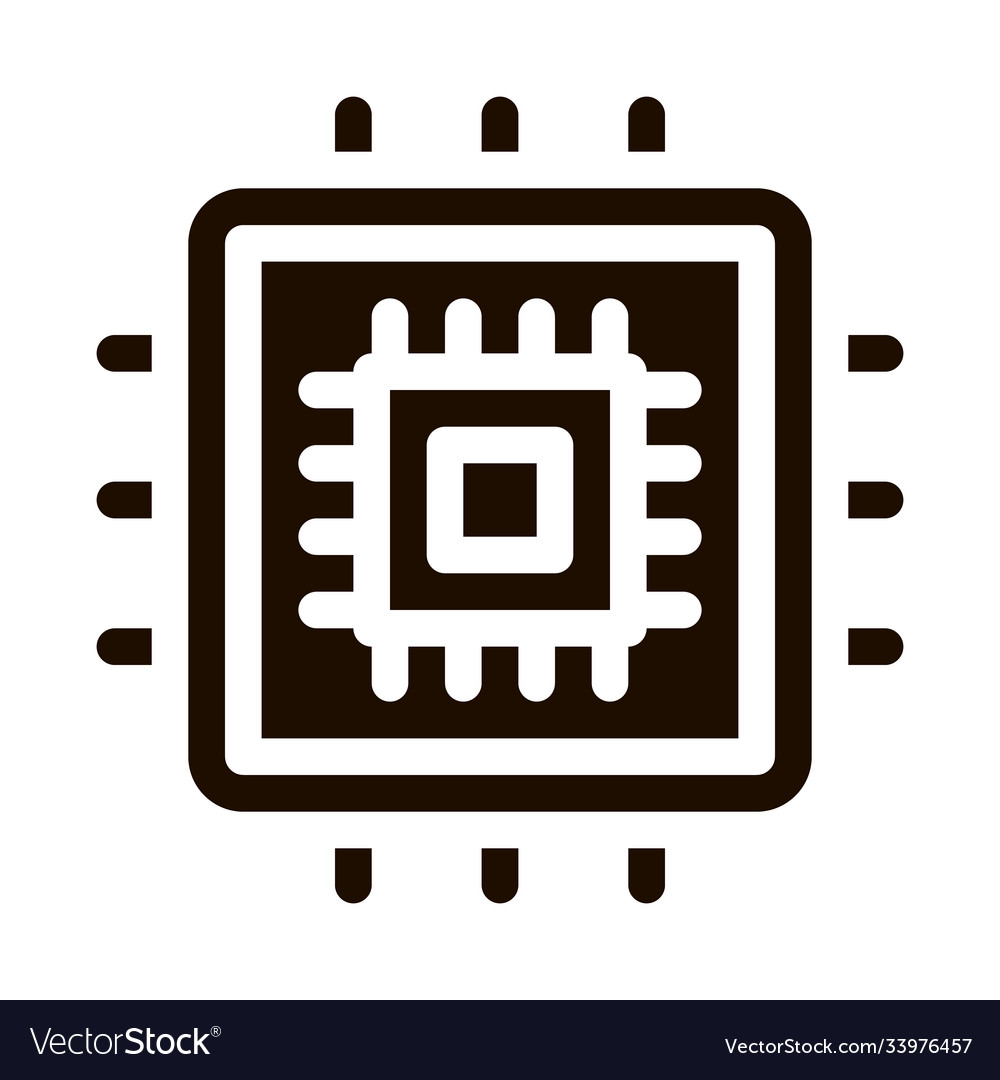 Computerelement Prozessor-Symbol