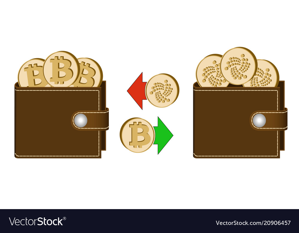Exchange bitcoin to iota between wallets