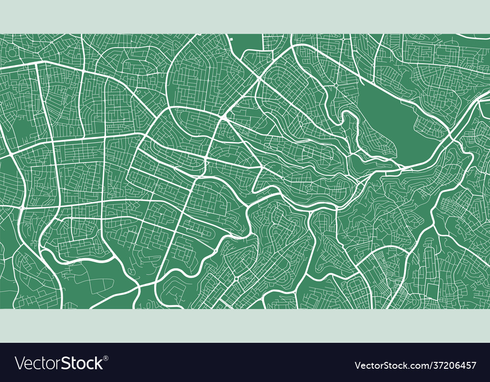 Green and white background map amman city area Vector Image