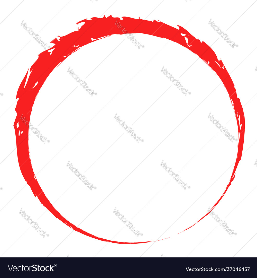 Grungy circle blob blotch vector image Grungy circle blob blotch