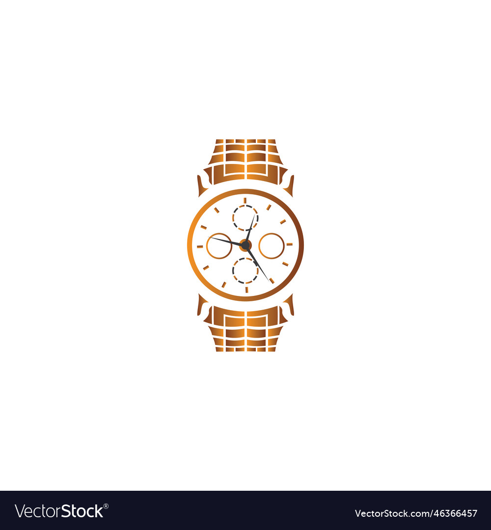 Watch logo icon abstract design company Royalty Free Vector