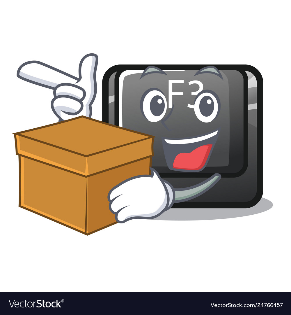 With box button f3 on character keyboard