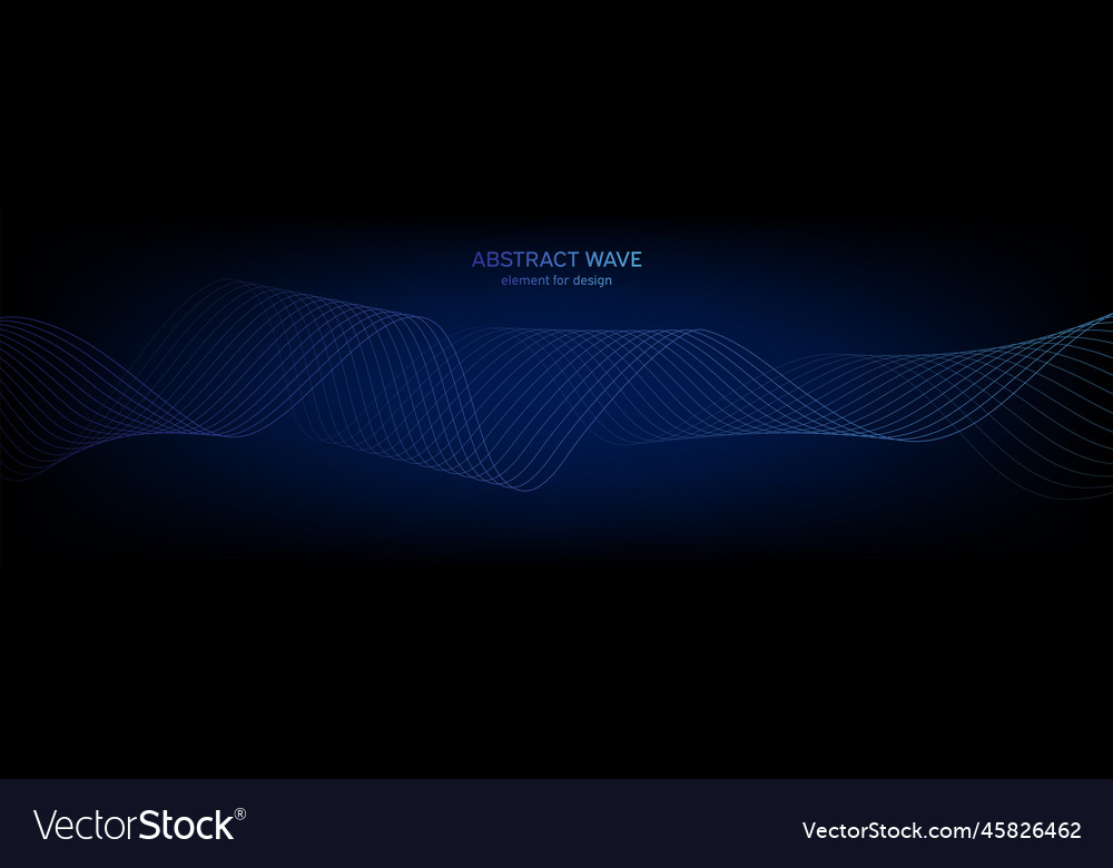 Abstract wave element for design digital vector image Abstract wave element for design digital