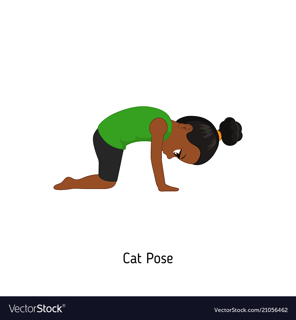 Child doing yoga