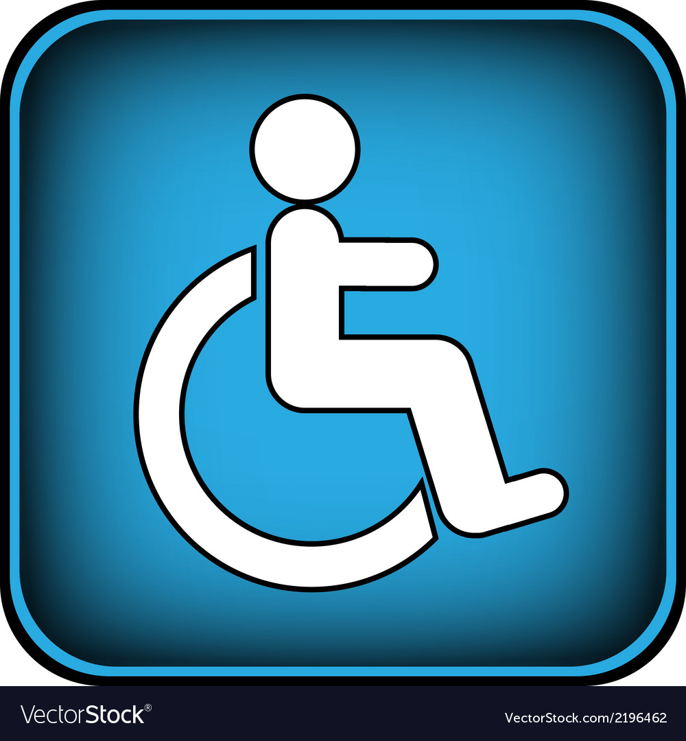 Disabled icon sign