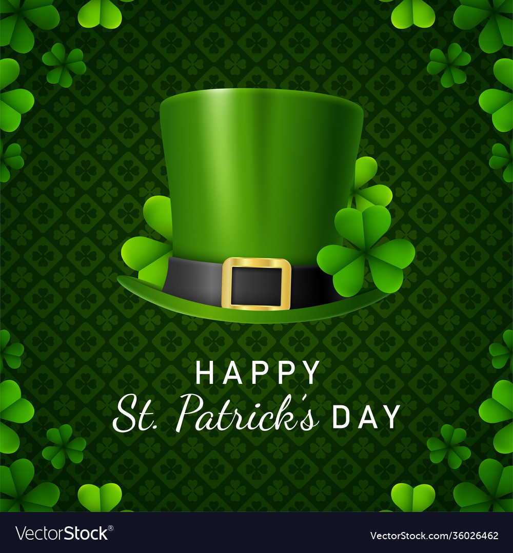 Happy st patricks day background Royalty Free Vector Image