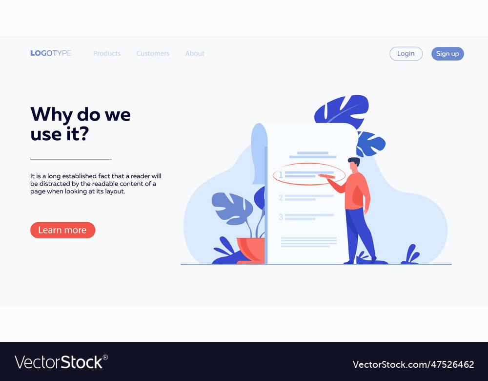 Manager prioritizing tasks in to do list Vector Image Manager prioritizing tasks in to do list