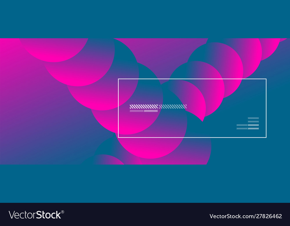 Simple abstract background with neon color circles Vector Image Simple abstract background with neon color circles