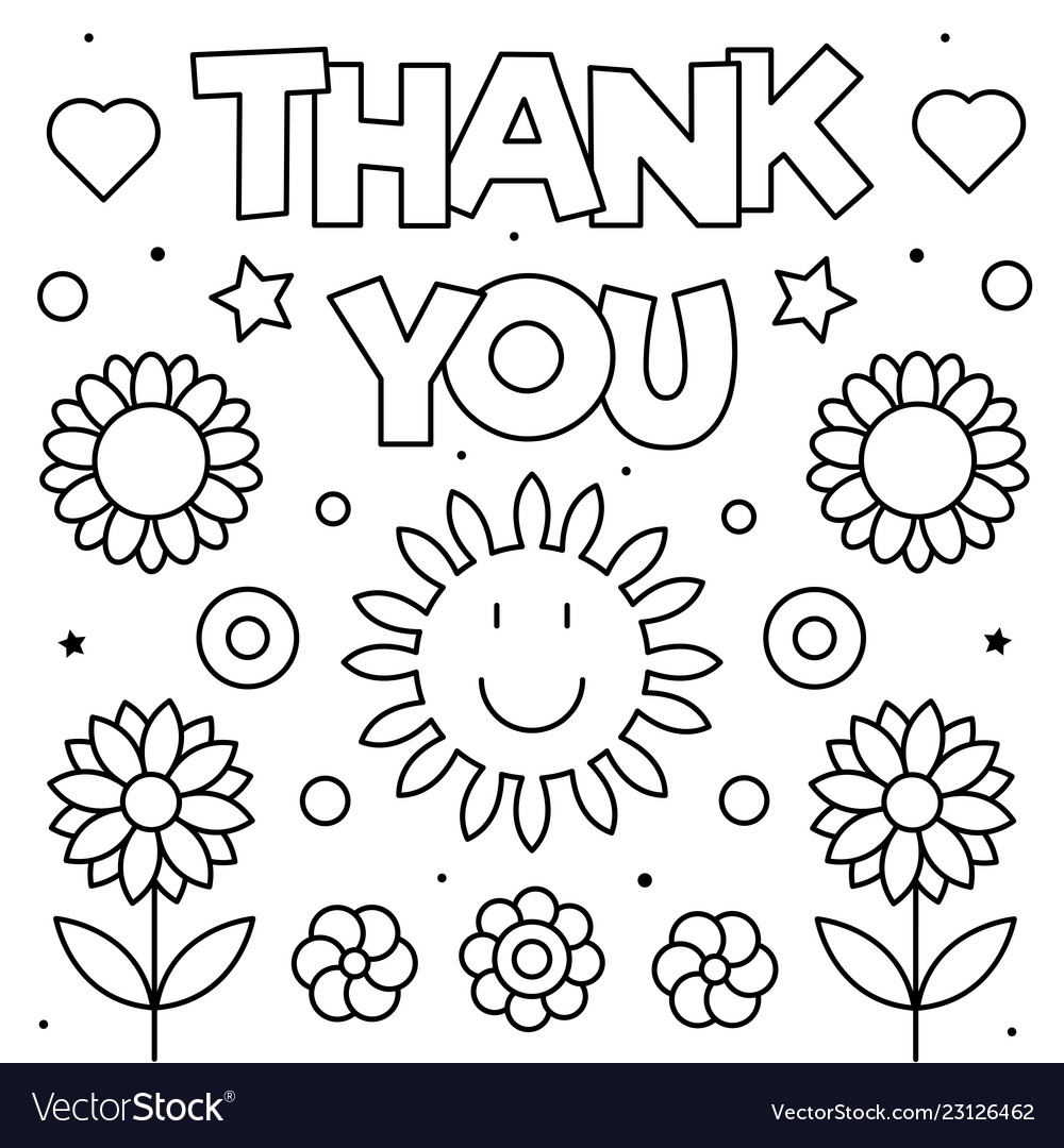 Children Thank You Coloring Pages - Coloring Pages for Kids