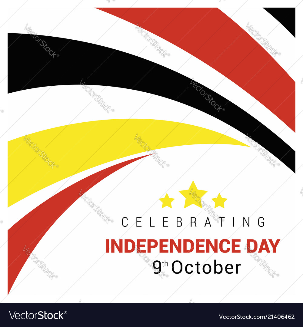 uganda-independence-day-design-royalty-free-vector-image