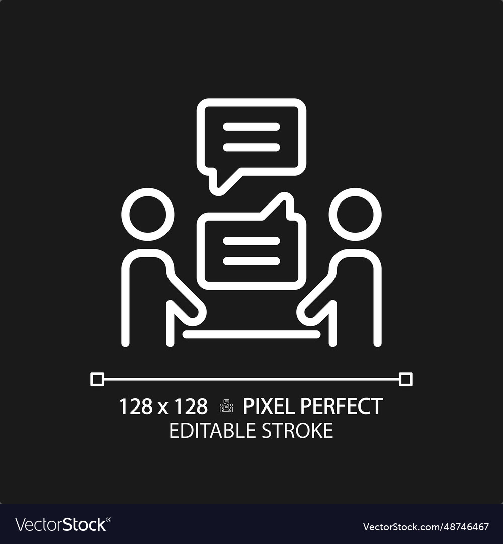2d customizable thin linear white communication vector image 2d customizable thin linear white communication