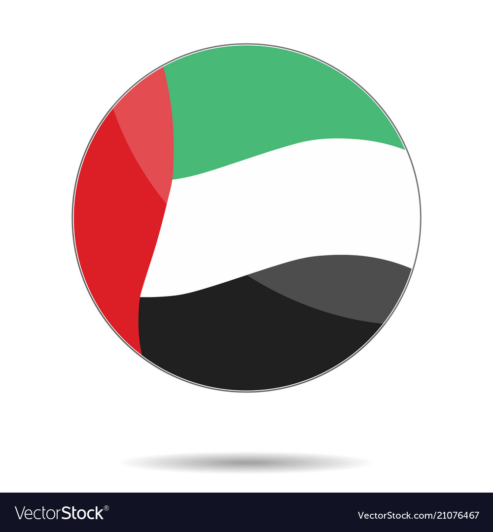 Ein vereinigtes arabisches emirates flag flat icon eps10 vec vector image Ein vereinigtes arabisches emirates flag flat icon eps10 vec