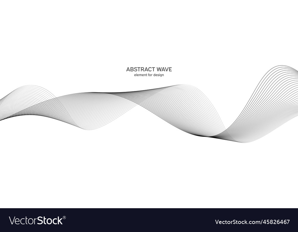 Abstract wave element for design digital vector image Abstract wave element for design digital