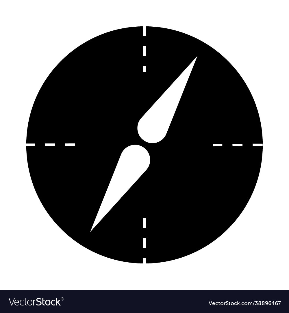 Compass icon design graphics vector image Compass icon design graphics