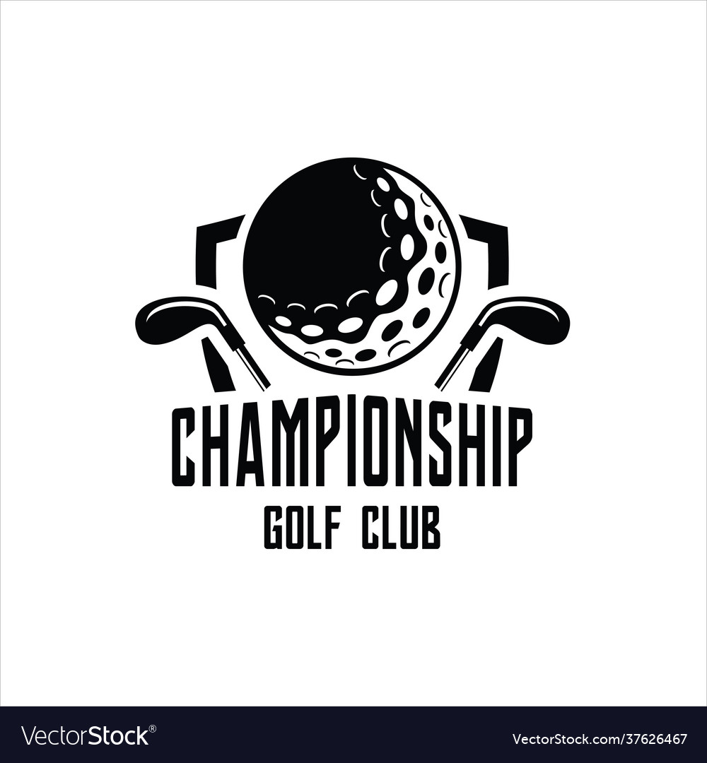 Golf club sport icons and badges vector image Golf club sport icons and badges