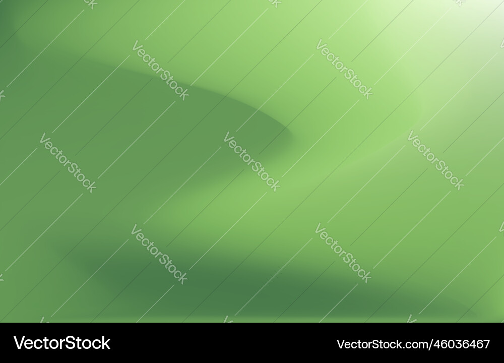 Green blurred gradient background material Vector Image