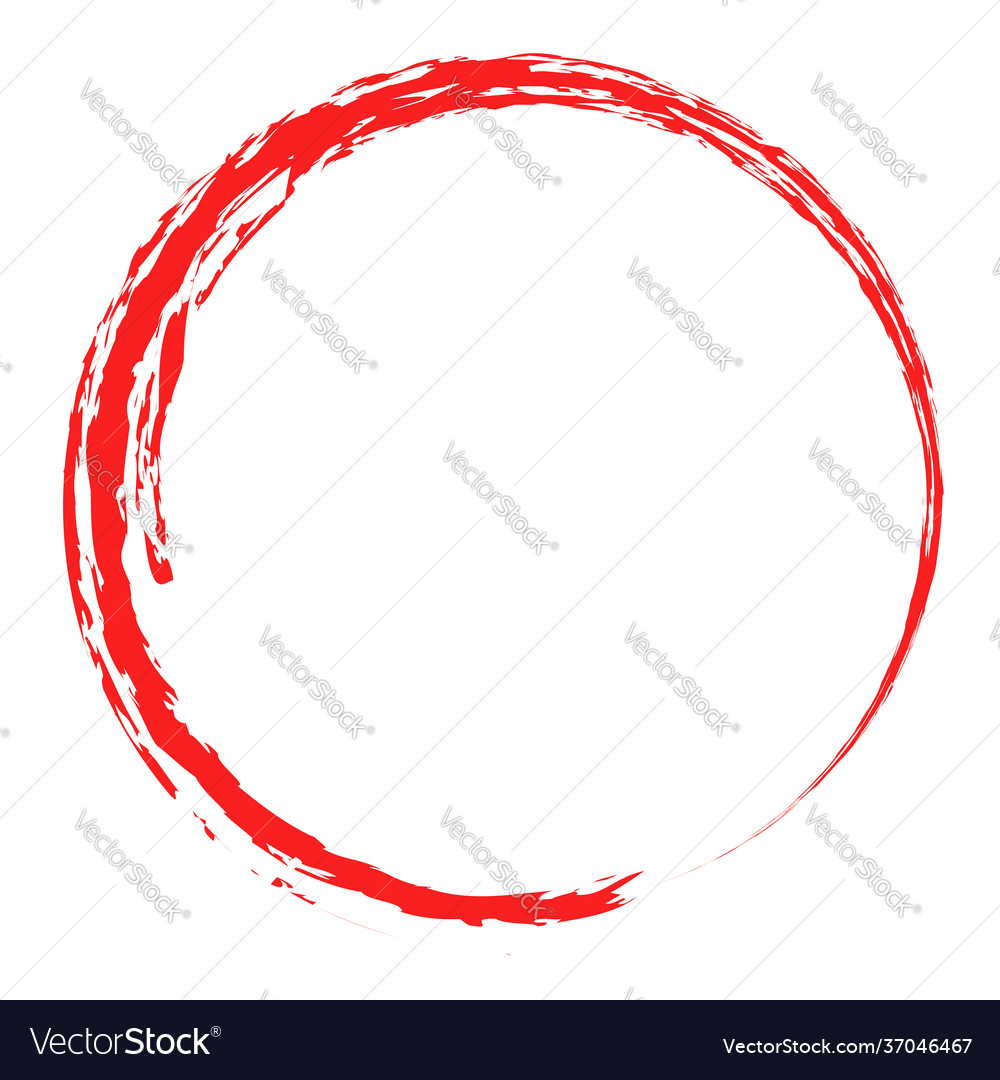 Grungy circle blob blotch Vector Image Grungy circle blob blotch