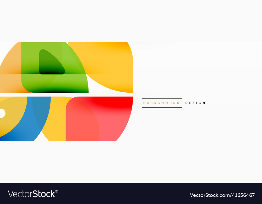 Lines squares circles and triangles geometric vector image Lines squares circles and triangles geometric