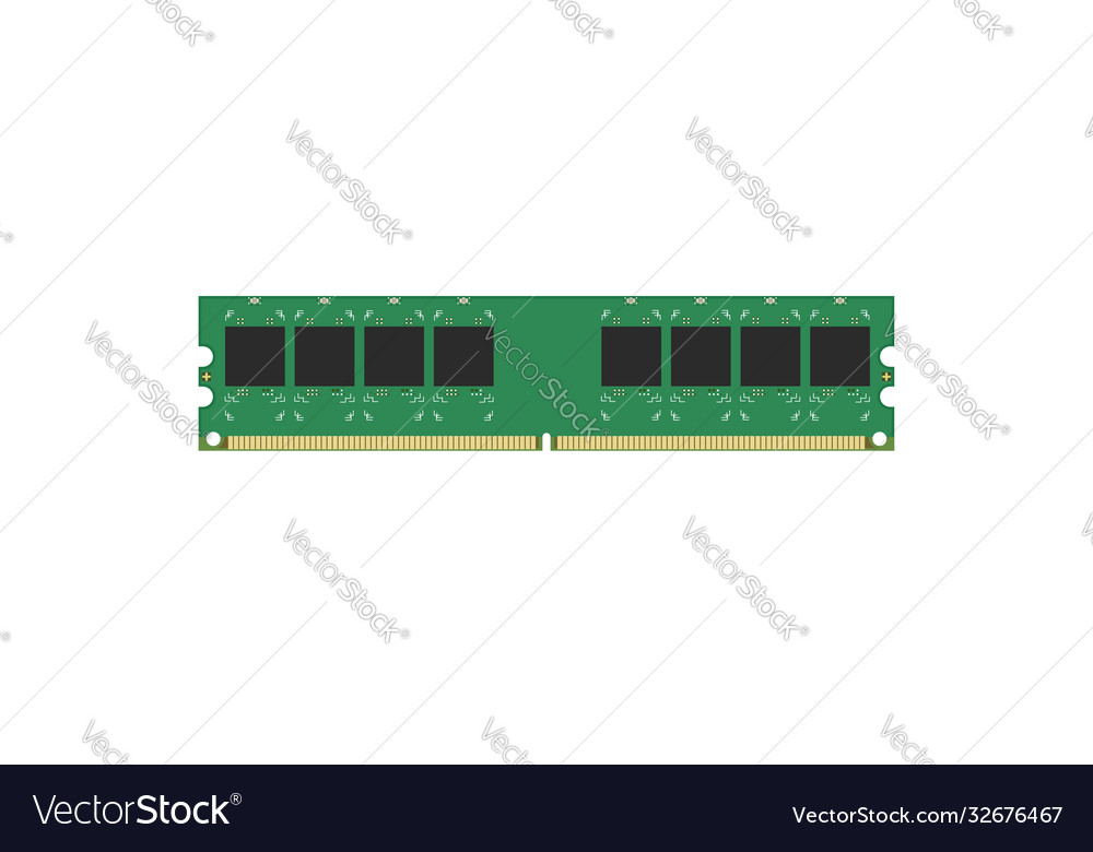 Random access memory - flat design