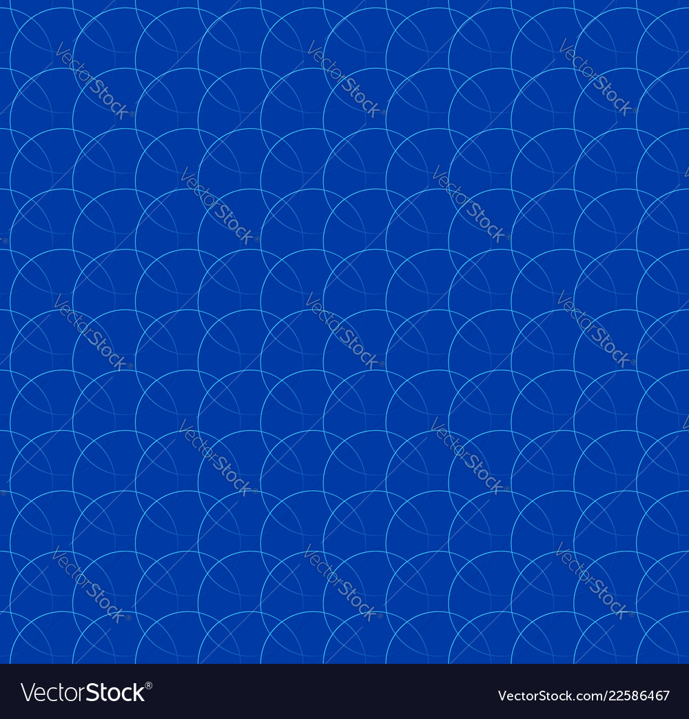Repeatable pattern w interlocking circles rings vector image Repeatable pattern w interlocking circles rings