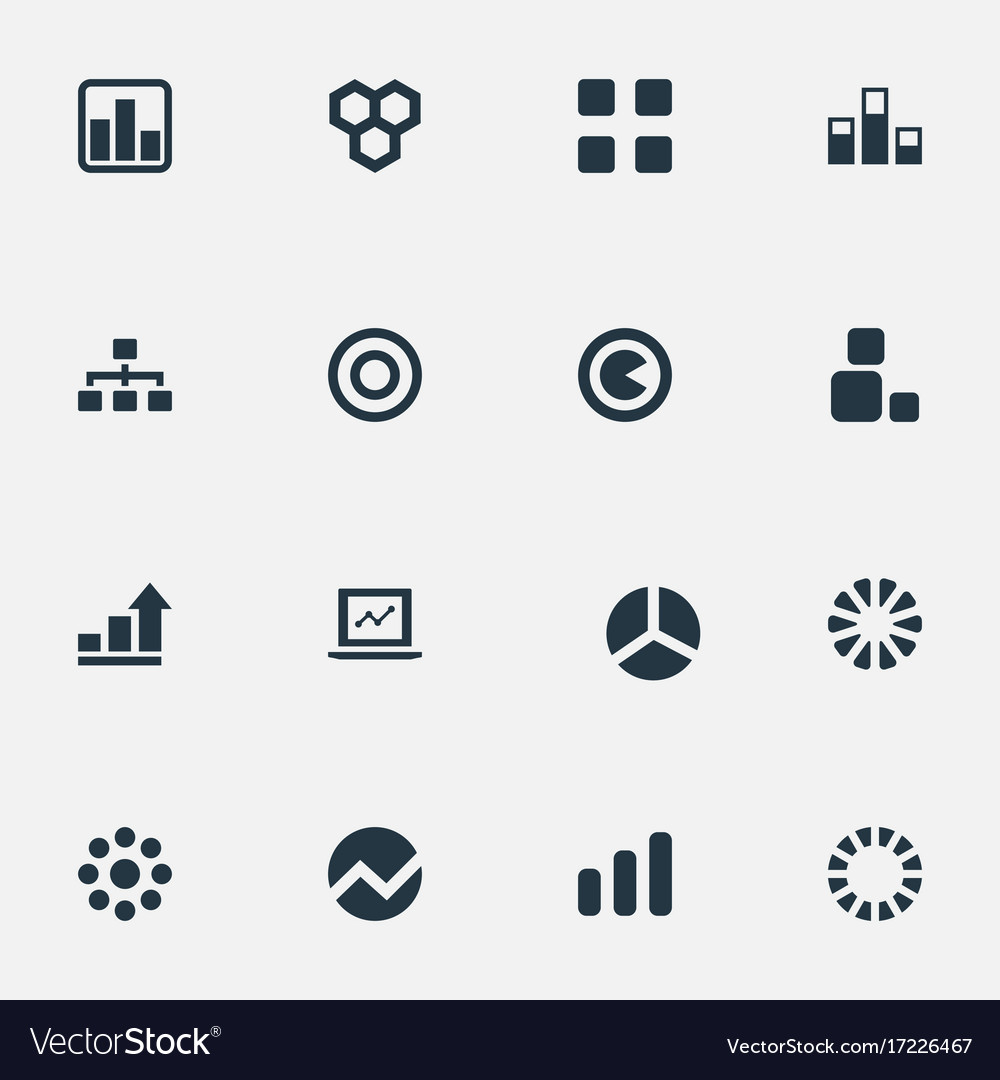 Set of simple icons element