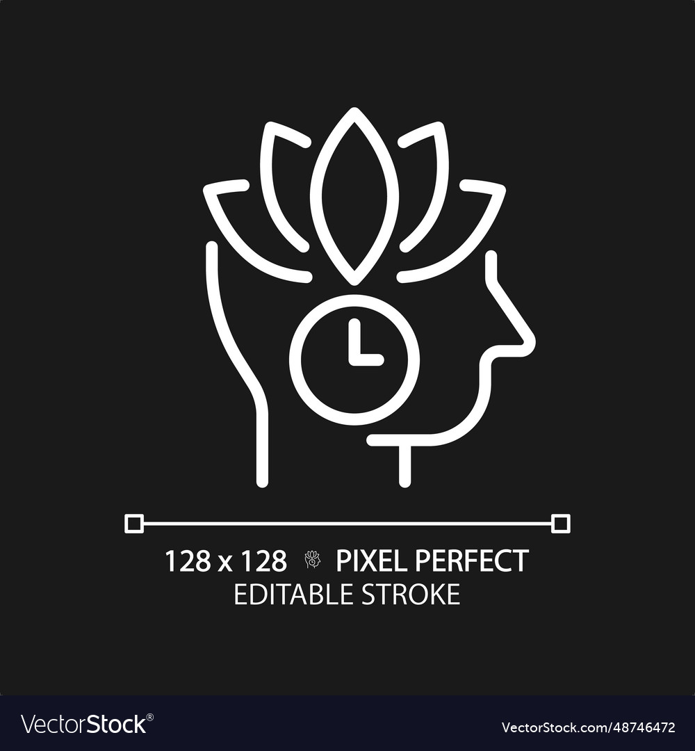 2d customizable thin linear white self control vector image 2d customizable thin linear white self control