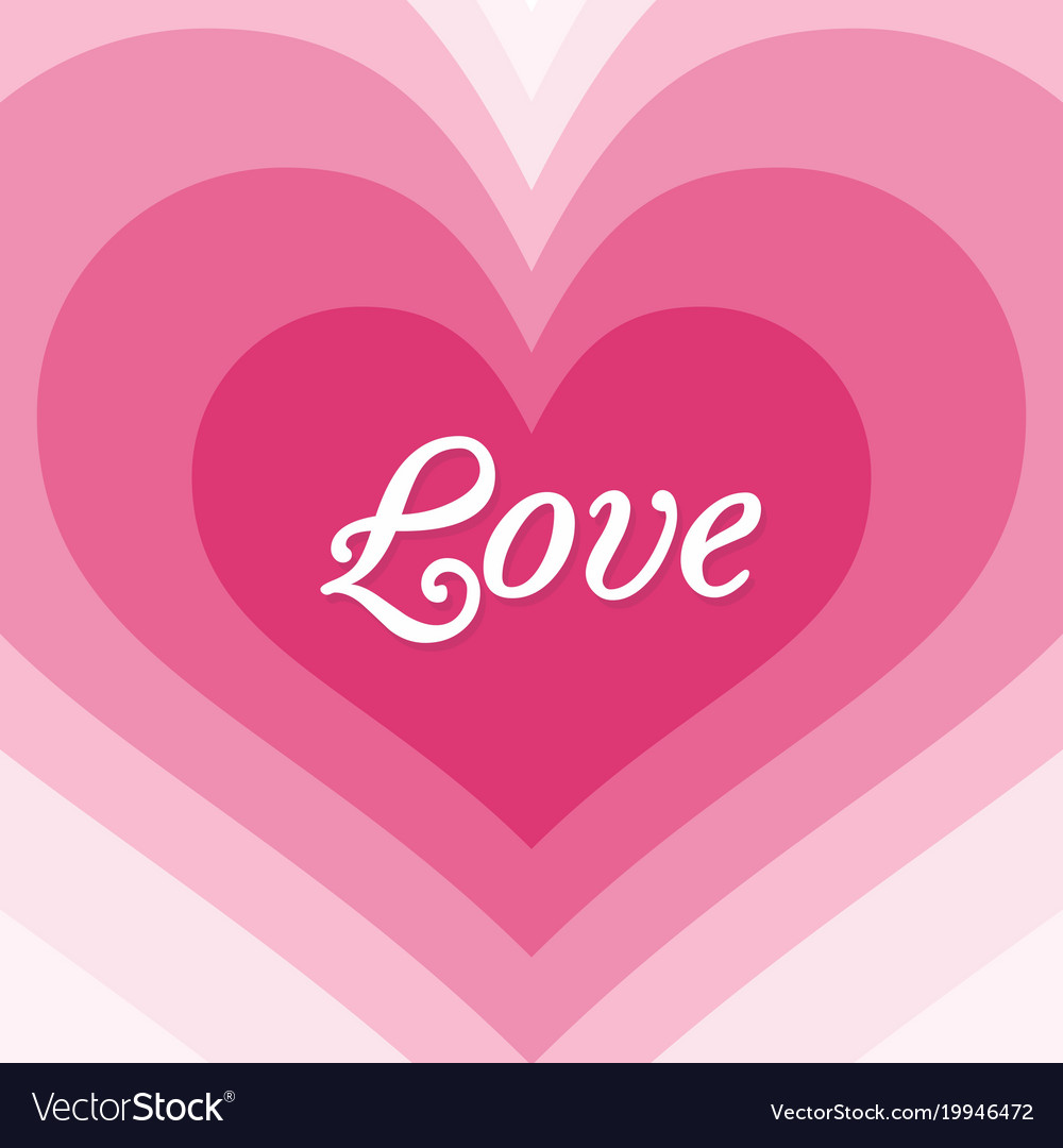 Dark red background with pink cut hearts