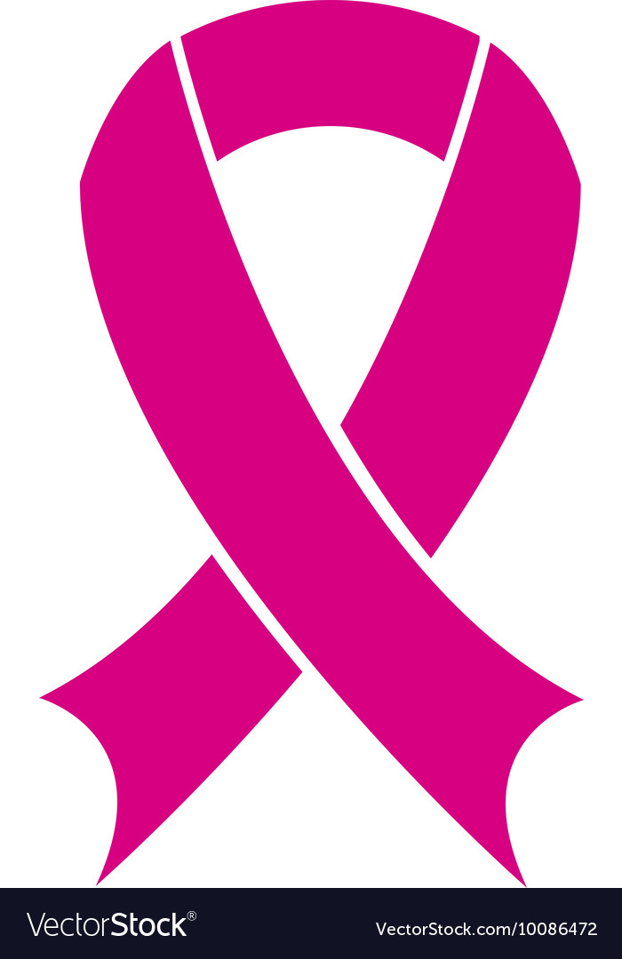 Pink Ribbon Cancer Awareness Icon
