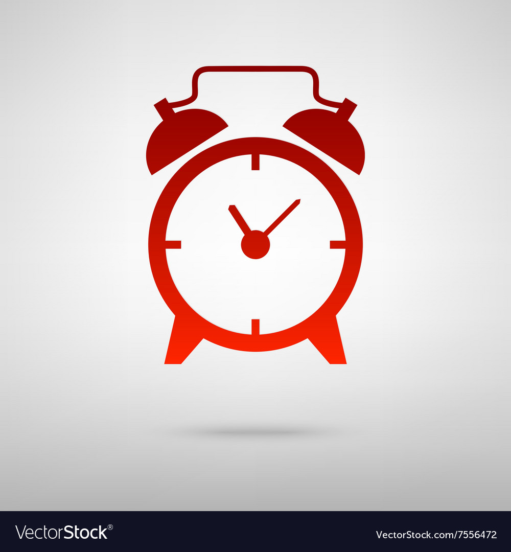 Red icon with shadow