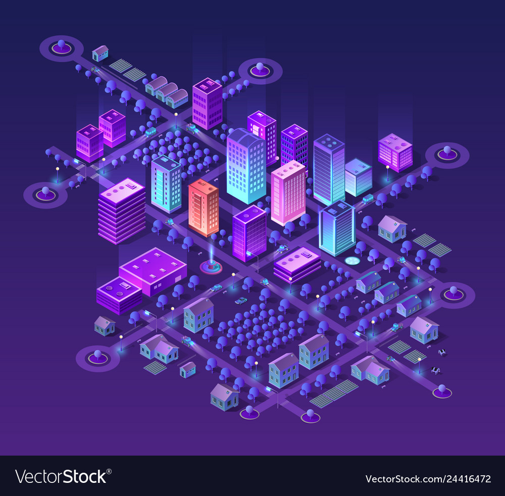 Set of violet colors vector image Set of violet colors