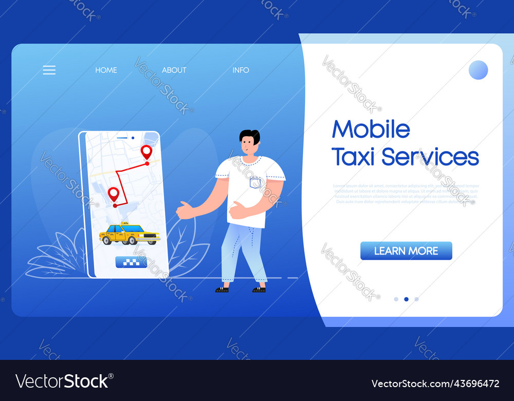 Taxi mobile application service order