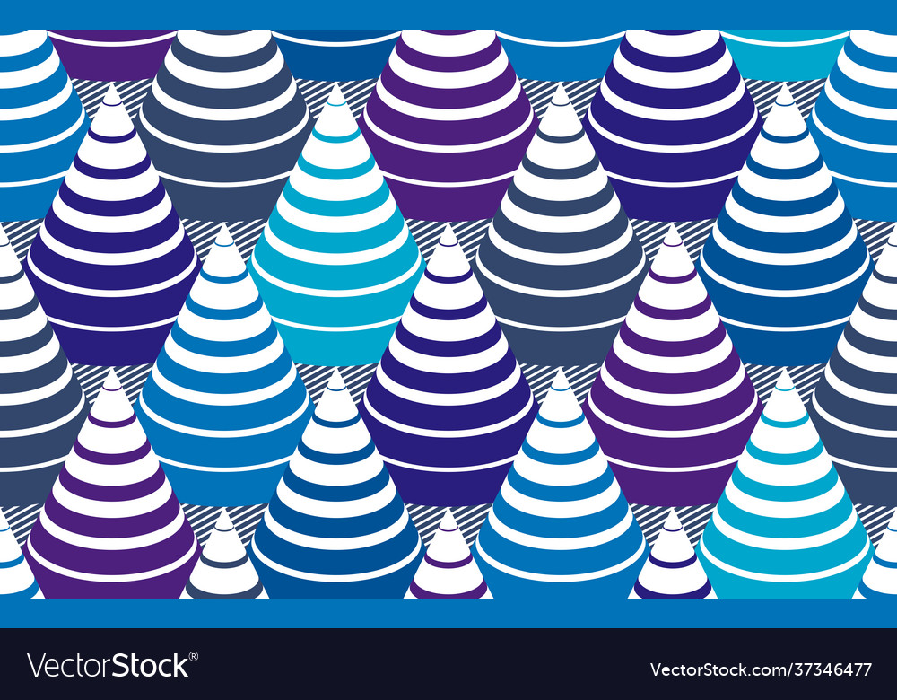 3d cones optical seamless pattern repeat tiling vector image 3d cones optical seamless pattern repeat tiling