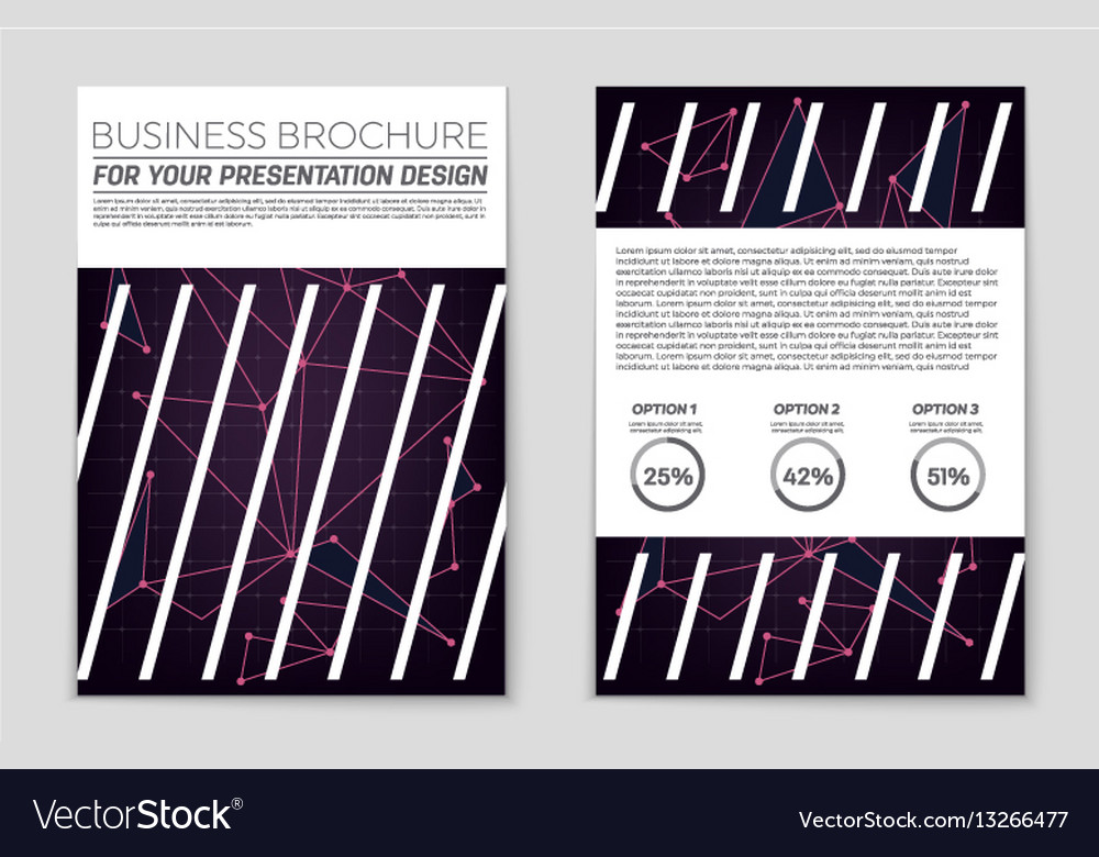 Abstract layout background set for art