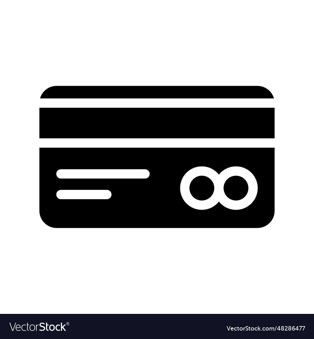 Credit card icon Royalty Free Vector Image - VectorStock