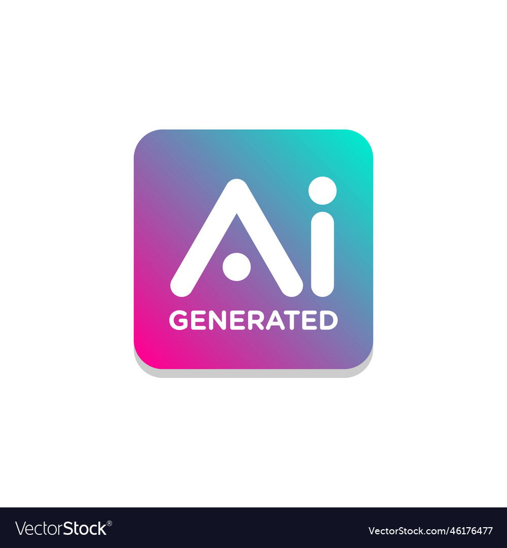 Icon for artificial intelligence generated content