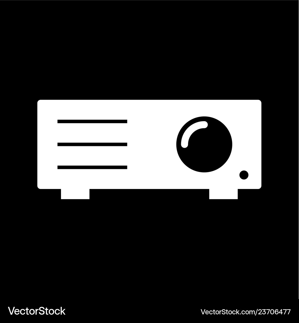Projector icon Royalty Free Vector Image - VectorStock
