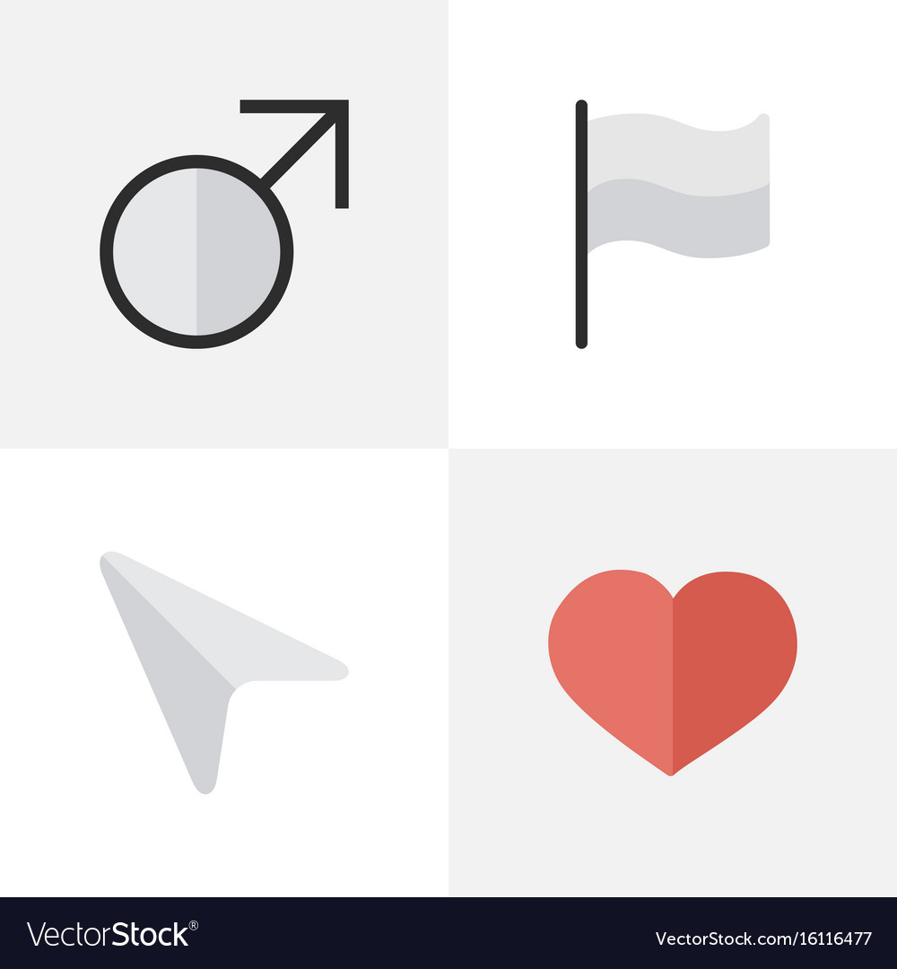 Set of simple ui icons