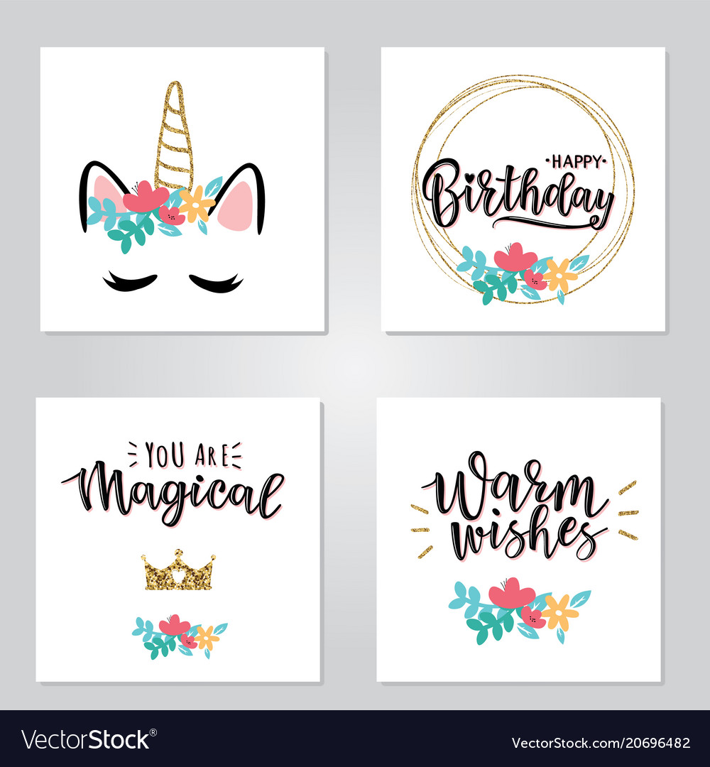 A magical cards set vector image A magical cards set