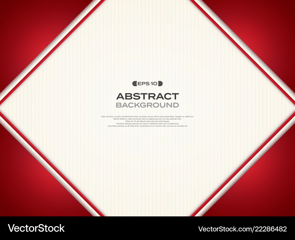 Abstract of gradient red background paper with Vector Image