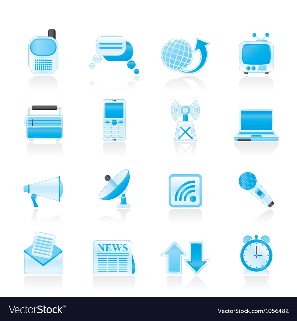 Communication and connection icons