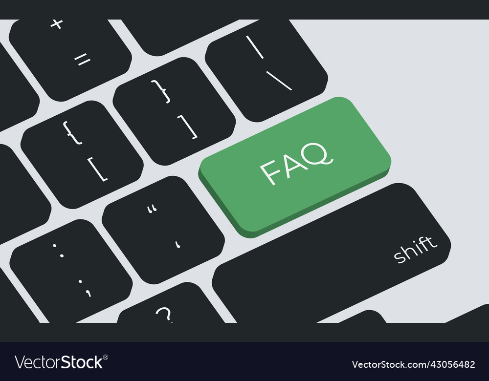 Computer keyboard key with faq keys