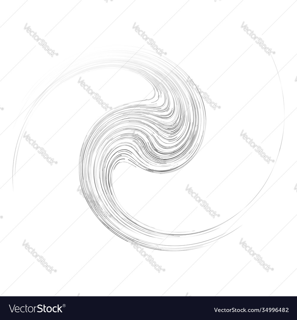 Cycle design element with contort spin effect