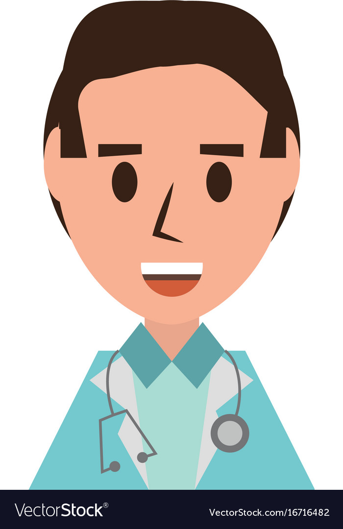 Doctor profile cartoon Royalty Free Vector Image Doctor profile cartoon Royalty Free Vector Image
