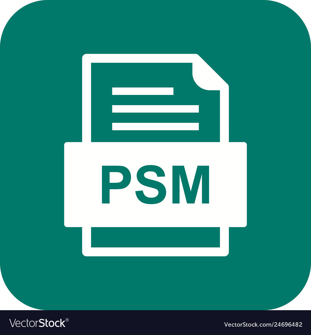 Psm file document icon